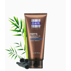 百雀羚男士洁面乳宣传图