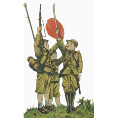 日本军国主义教育下的少年军人