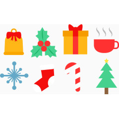 简约圣诞图标