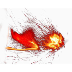 火星四溅燃烧火焰