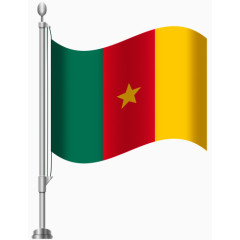 喀麦隆国旗免扣素材