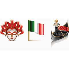 矢量鲜艳的面具