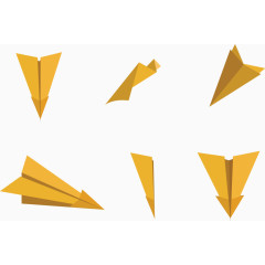 矢量纸飞机的插图