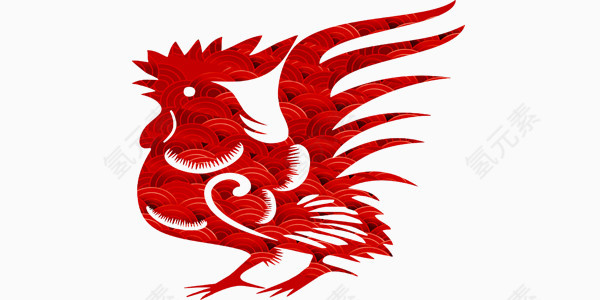 鸡年剪纸