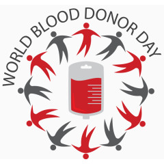 矢量手绘献血图标