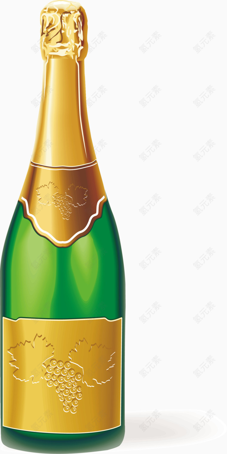香槟酒矢量