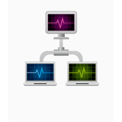 科技网络布局素材