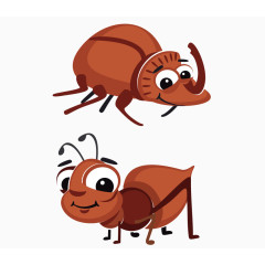 可爱卡通蛐蛐昆虫