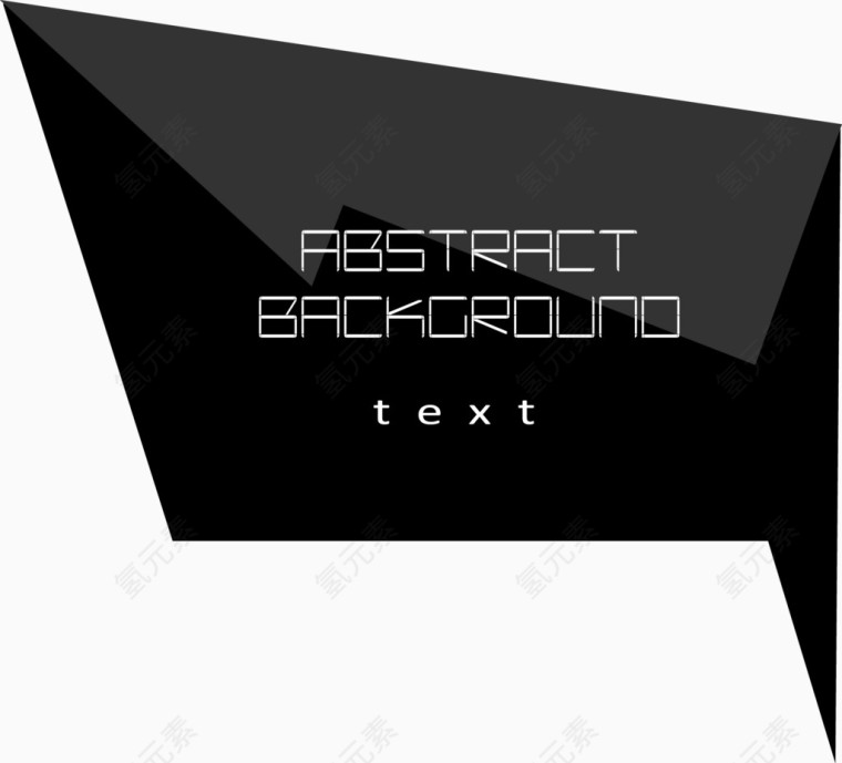 精致黑色相框矢量素材图