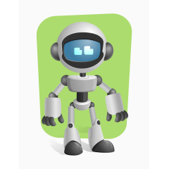 卡通手绘现代时尚机器人