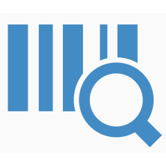 矢量快递物品扫码物流配送