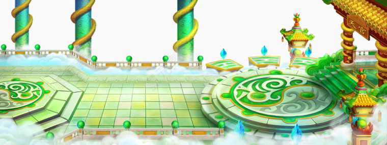 横版游戏场景地图