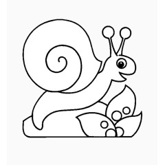 简笔蜗牛