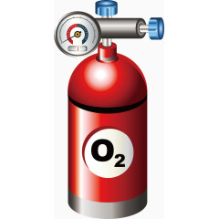 氧气瓶png矢量素材
