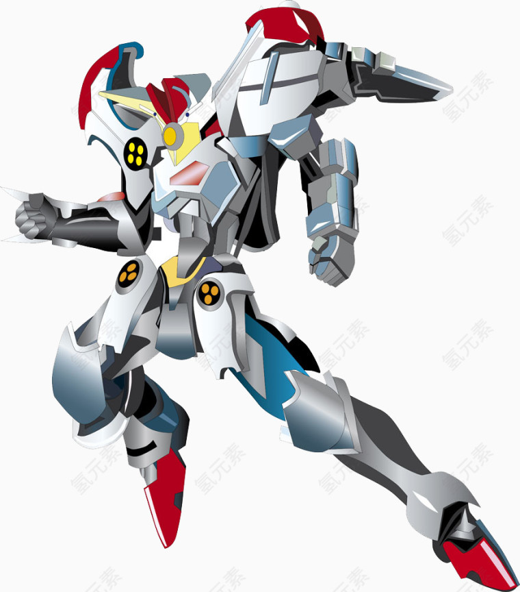 卡通战士机器人