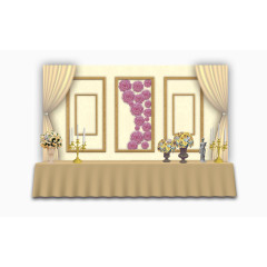 婚礼签到区效果图