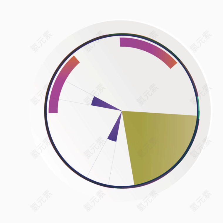 矢量雷达扫描显示区域
