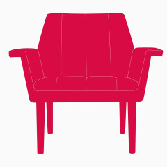矢量单人沙发