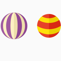 矢量艺术节日小球