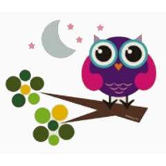 可爱猫头鹰图标下载