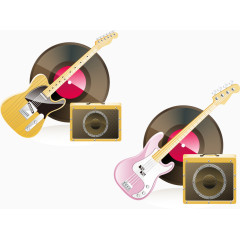 吉他音响PNG矢量元素