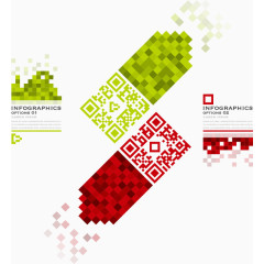 矢量二维码图表