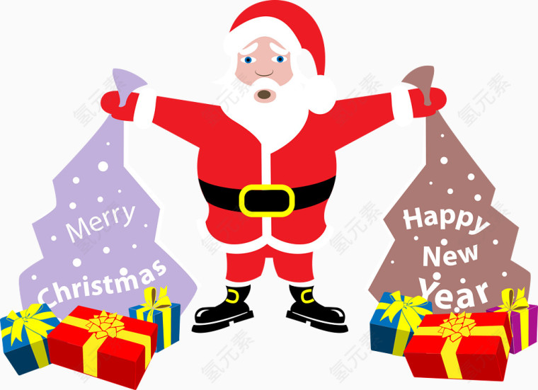 矢量圣诞老人