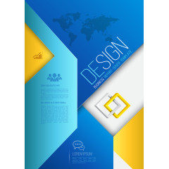 矢量宣传单模板