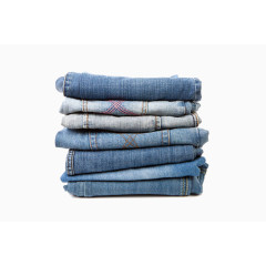 女士蓝色牛仔裤