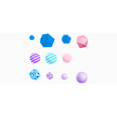 漂浮素材双十一促销素材