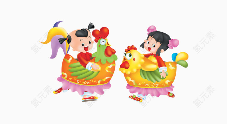 2017鸡年新年元素