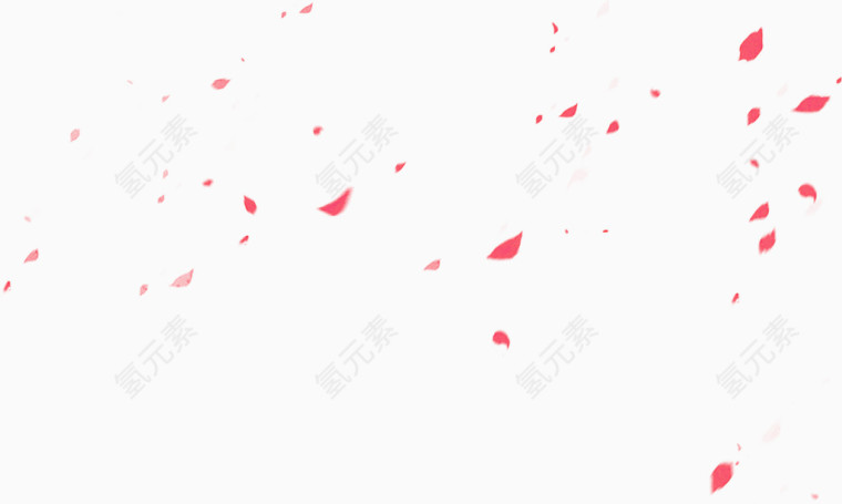 花瓣纷飞元素