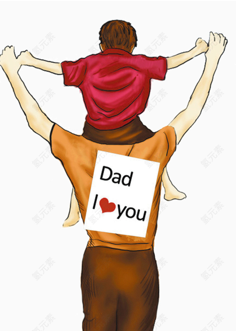 父亲与儿子图片