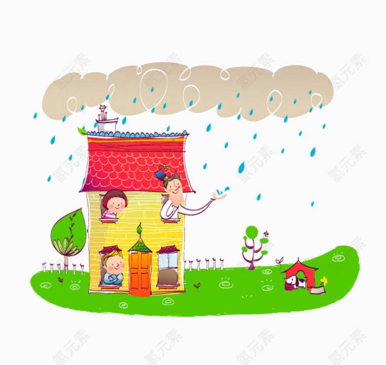 儿童节插画素材