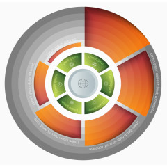 循环渐变素材矢量