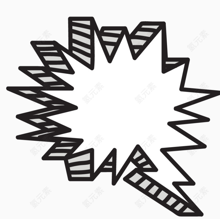 手绘漫画对话框