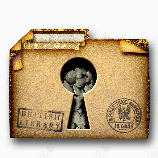 古色文件夹图标下载