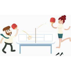 卡通商务人物元素