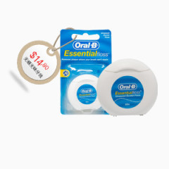 带标签的牙线产品素材