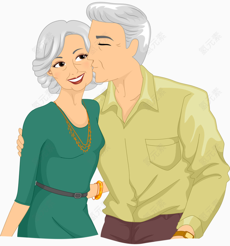 相爱的老夫妻