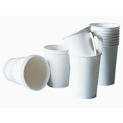 一摞纸杯素材图片