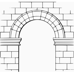 古罗马复古白墙