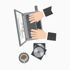 矢量手敲键盘做表格场景