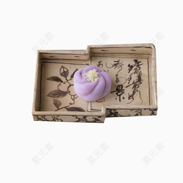 紫薯桂花糕点