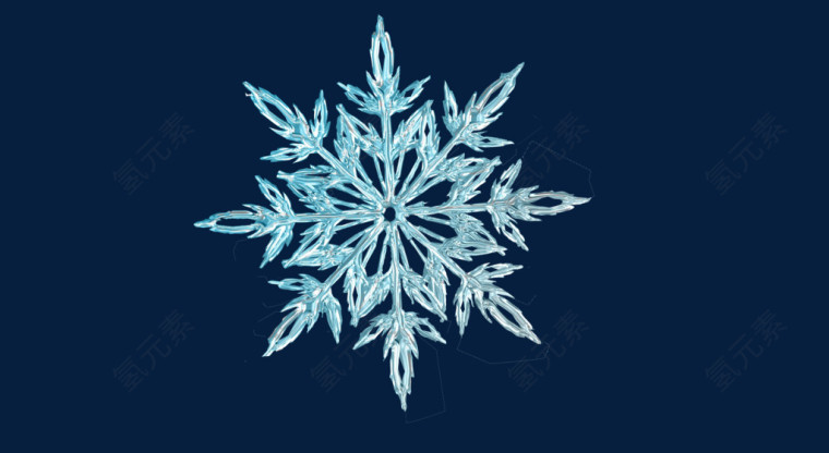 冰晶雪花