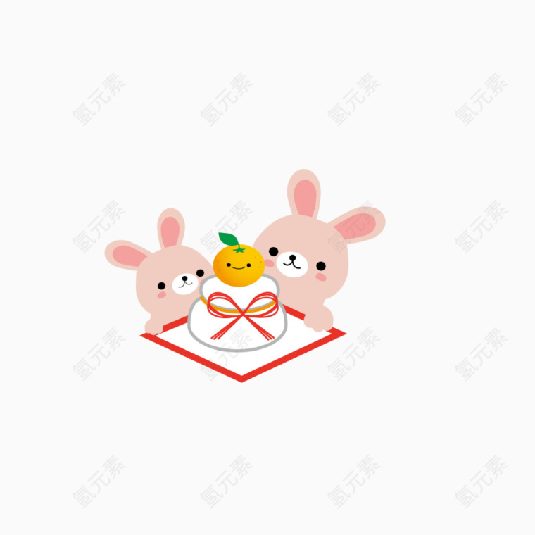 玉兔迎春
