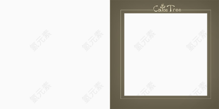 矢量蛋糕树系列儿童摄影相册