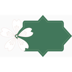 创意可爱樱花边框