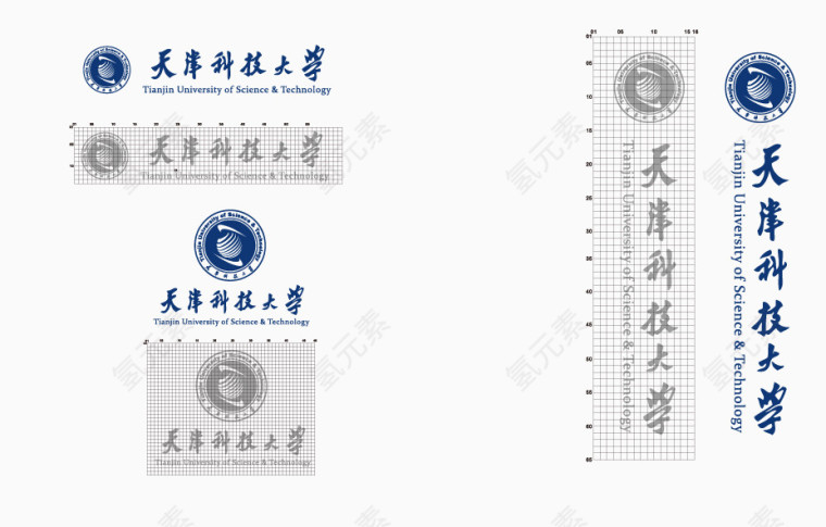 天津科技大学logo