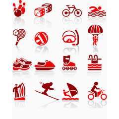 运动项目相关logo矢量图